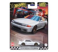 Hot Wheels Modelo de Coche Nissan Skyline GT-R BNR32 - Die Cast Escala 1:64 - Longitud 7 cm - HRT74 - Serie Boulevard 99