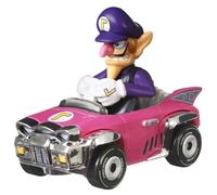 Hot Wheels Modelo DieCast KART BADWAGON de WALUIGI GJH54 Super Mario - Escala 1/64 5 cm