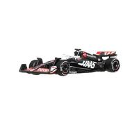 Hot Wheels MoneyGram Haas VF-24 Nico Hulkenberg 27 - Modelo de Coche Formula 1 - Modelo a Escala 1:64 - Longitud 8 cm - JBM22