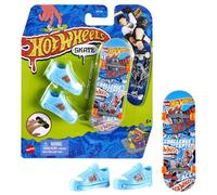 Hot Wheels - Monopatín de juguete con zapatillas para dedos, modelos surtidos (Varios modelos) ㅤ