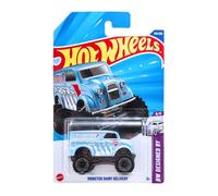 Hot Wheels Monster Dairy Delivery HYX93 HW Designed by 5/5 Short Card Blue Furgoneta Mattel 2025 1:64