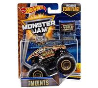 Hot Wheels Monster Jam Team Meents Max-D Max D Flashback #2 con bandera del equipo