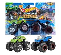 Hot Wheels Monster Trucks 1:64 Strong Twin Cars POISON PINTO - RODGER DODGER FYJ64-HWN70