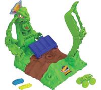 Hot Wheels Monster Trucks - Arena de demolición, brilla en The Dark Gunkster, para niños a partir de 4 años