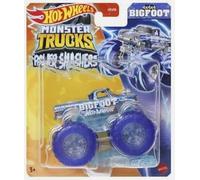 Hot Wheels Monster Trucks Bigfoot 2024, Power Smashers escala 1:64, coche aplastado incluido