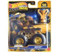 Hot Wheels Coche Monster Truck Bigfoot Campeón con trofeo