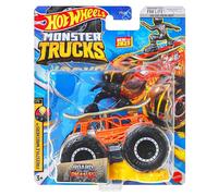 Hot Wheels Monster Trucks Board to be Wild 1:64 con Carro Aplastable 3+