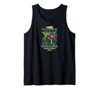 Hot Wheels Monster Trucks Bone Shaker Thrash Smash Camiseta sin Mangas