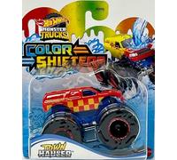 Hot Wheels Monster Trucks Color Shifters - Town Hauler - Vehículo de juguete fundido a escala 1:64