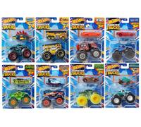 Hot Wheels Monster Trucks con vehículos adicionales, paquete de 8, a partir de 3 años, GRH81-999P