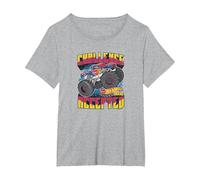 Hot Wheels Monster Trucks - Desafío Aceptado Camiseta, Mujer Tallas Grandes, Gris Jaspeado, 5XL Grande