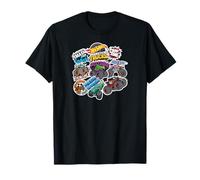 Hot Wheels Monster Trucks - Mash Up Estilo Adhesivo Camiseta