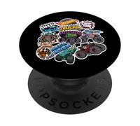 Hot Wheels Monster Trucks - Mash Up Estilo Adhesivo PopSockets PopGrip Adhesivo