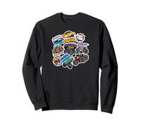 Hot Wheels Monster Trucks - Mash Up Estilo Adhesivo Sudadera