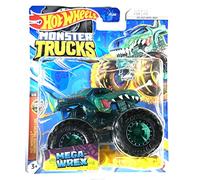 Hot Wheels Monster Trucks Mega WREX - Verde - 5/8 Monster Trucks Live - Estuche 2023 E / 5 - Menta/NrMint - Enviado en caja con relleno