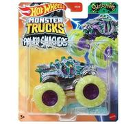 Hot Wheels Monster Trucks New for 2024 Power Smashers a escala 1:64 (Skelesaurus 2.0)