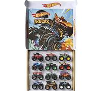 Hot Wheels Monster Trucks Pack 12 Coches de Juguete Surtidos, Regalo para niños +3 años (Mattel GGC61)