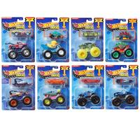Hot Wheels Monster Trucks - Paquete de 8 con autos adicionales, paquete GRH81-999R, a partir de 3 años