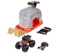 Hot Wheels Monster Trucks Pista de coches Bone Shaker (Mattel GKY02)
