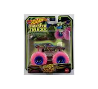 Hot Wheels Monster Trucks que brillan en la oscuridad, escala 1:64 (Rodger Dodger)