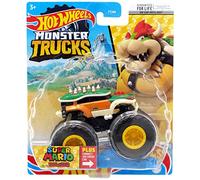 Hot Wheels Monster Trucks Super Mario Bowser - Connect and Crash Car