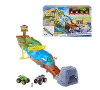 Hot Wheels Monster Trucks Torneo de los Titanes SIOC Pista para Coches de Juguete, Incluye 2 vehículos, Regalo +4 años (Mattel HJG32)