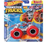 Hot Wheels Monster Trucks Totaled, Back to Basics 3/7 incluye Connect and Crash Car