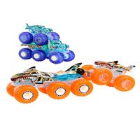 Hot Wheels Monster Trucks Toy Truck & Big Rig Multipack, 1:64 Scale Mega-Wrex &