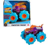 Hot Wheels Monster Trucks Twisted Tredz Mega Wrex Coche de Juguete, Regalo para niños +3 años (Mattel GVK39)