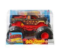 Hot Wheels Monster Trucks Vehículo de Juguete Authentic Monster Truck Escala 1:24 para niños de 3 años en adelante