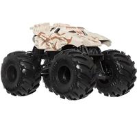 Hot Wheels Monster Trucks Vehículo de Juguete Batmobile Tumbler versión Camuflaje Café Escala 1:24 para niños de 3 años o más