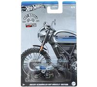 Hot Wheels Motorcycle Club Ducati Scrambler 1:64 fundido a presión, 4/5