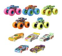 Hot Wheels Multipack Glow in The Dark™ Monster Trucks 10 vehículos de Juguete: 5