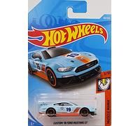 Hot Wheels Muscle Mania Series 3/10 Custom '18 Ford Mustang GT 180/250 Long Card, Blue
