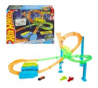 Hot Wheels Neon Racers Hurricane Crash Track Set JMG50