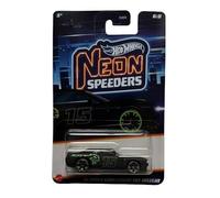 Hot Wheels Neon Speeders 15 Dodge Challenger SRT Hellcat, negro/verde, 6/8