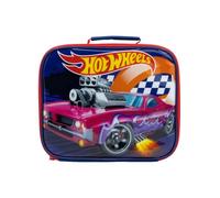 Hot Wheels Niño Bolsa Merienda Aislante Coche Carreras, Azul, One Size