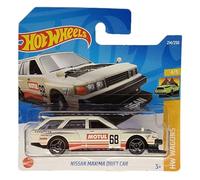 Hot Wheels - Nissan Maxima Drift Car - HW Wagons 4/5 - HCT17 - Short Card - Motul - Good Year - Koni - Mattel 2022