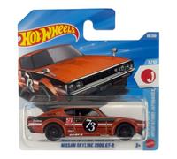 Hot Wheels Nissan Skyline 2000 GT-R [Naranja] J-Imports 3/10, 88/250, Vehículo de juguete fundido a escala 1:64