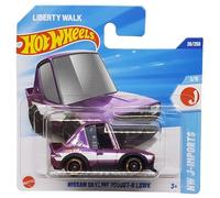 Hot Wheels - Nissan Skyline 2000GT-R LBWK - HW J-Imports 1/5 - HYW79 - Short Card - Liberty Walk - Violeta metálica - Mattel 2025-1:64