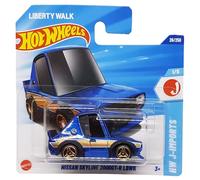 Hot Wheels - Nissan Skyline 2000GT-R LBWK - HW J-Imports 1/5 - HYX54 - Short Card - Liberty Walk - Azul dorado metálico - Mattel 2025 - 1:64