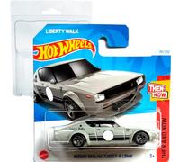 Hot Wheels Nissan Skyline 2000GT-R LBWK Then and Now 1/10 (191/250) HTC65 Gris 2024 + Protector Short Card Frikimonkey
