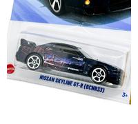 Hot Wheels Nissan Skyline GT-R (BCNR33) [Negro], años 70 VS. 90 8/10, 144/250
