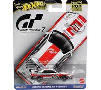 Hot Wheels Nissan Skyline GT-R BNR34 Gran Turismo Real Riders Pop Culture, modelo de coche fundido a escala 1:64