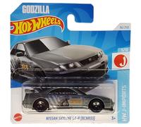 Hot Wheels Nissan Skyline GT-R Godzilla (BCNR33) HW J-Imports 5/10 (96/250) HTD96 Gris 2024 + Protector Short Card Frikimonkey