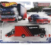 Hot Wheels Nissan Skyline GT R Sakura Sprinter, transporte del equipo #27