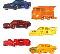 Hot Wheels Pantone Multipack de Coches y Camiones de Juguete, vehículos metálicos Coleccionable a Escala 1:64 con Colores clásicos y Embalaje artístico, JNK94