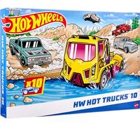Hot Wheels Pack de 10 Camiones, Coches de Juguete, Regalo +3 años (Mattel HMK46)