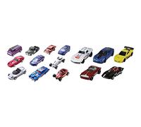 Hot Wheels Pack de 10 vehículos, Coches de Juguete + Pack de 5 vehículos, Coches de Juguete (Modelos Surtidos) (Mattel 1806)