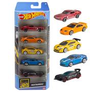 Hot Wheels Pack De Regalo Con 5 Vehículos Juguete 01806
